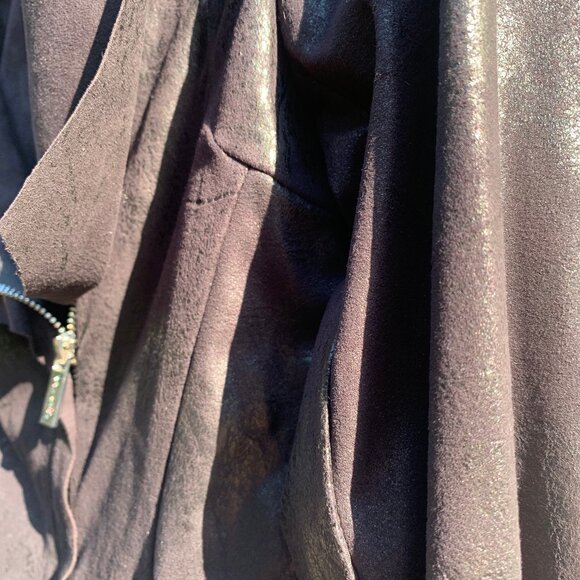 Calvin Klein Faux-Leather Moto Jacket - Picture 7 of 7